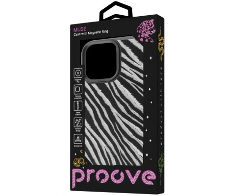 Чохол Proove Muse Animal Case with Magnetic Ring iPhone 15 Pro green snake 2003000351194