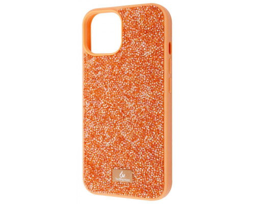 Чохол Bling World Rock Diamond (TPU) iPhone 14 sunset gold