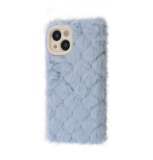 Чохол Fluffy Love Case iPhone 14 blue