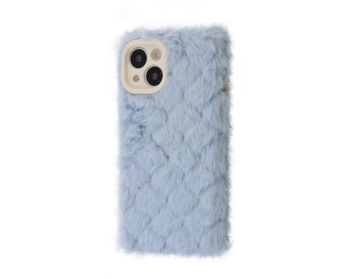 Чохол Fluffy Love Case iPhone 14 blue