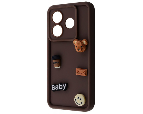 Чохол Pretty Things Case Xiaomi Redmi Note 14 5G brown/bear