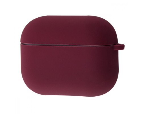 Чохол Silicone Case Full for AirPods 3 bordo