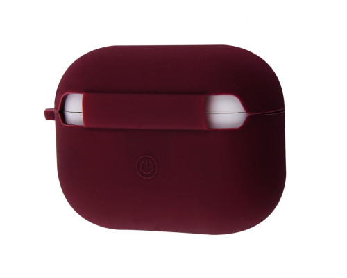 Чохол Silicone Case Full for AirPods 3 bordo