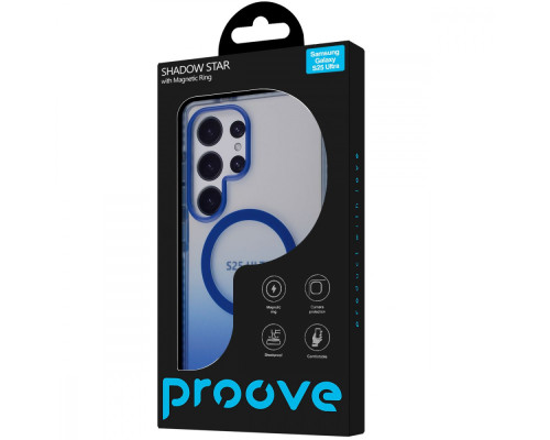 Чохол Proove Shadow Star Case with Magnetic Ring Samsung Galaxy S25 Ultra blue