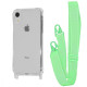 Чохол WAVE Clear Case with Strap iPhone Xr green 2001001941505
