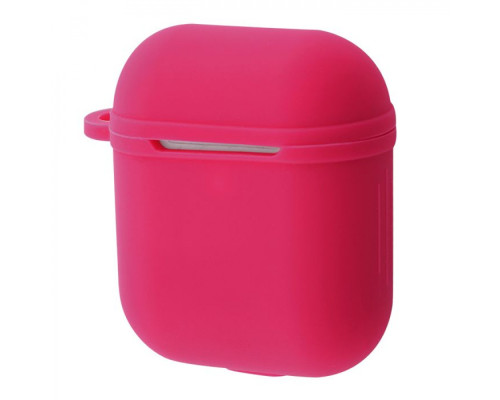 Чохол Silicone Shock-proof case for Airpods 1/2 bordo