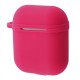 Чохол Silicone Shock-proof case for Airpods 1/2 bordo