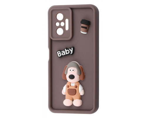Чохол Pretty Things Case Xiaomi Redmi Note 10 Pro brown/baby 2001001904791
