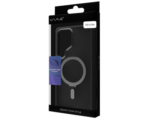 Чохол WAVE Attraction Case with Magnetic Ring Samsung Galaxy S25 Ultra blue 2003000202595
