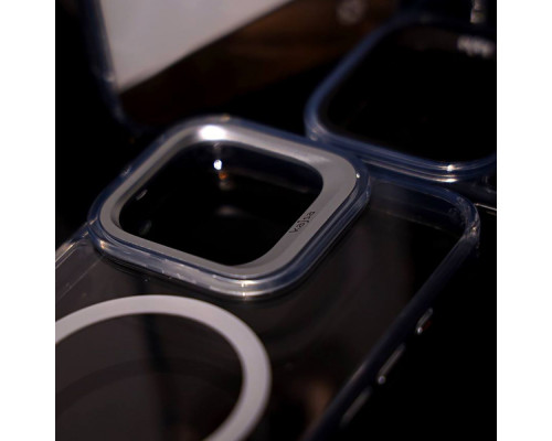 Чохол Kajsa Aluminium Shield with Magnetic Ring iPhone 16 Pro silver 2003000170740