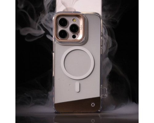 Чохол Kajsa Aluminium Shield with Magnetic Ring iPhone 16 Pro silver 2003000170740