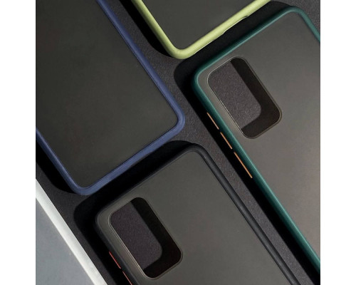 Чохол Matte Color Case (TPU) Samsung Galaxy S20 Ultra (G988B) black