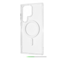 Чохол WAVE Clear Case (PC+TPU) with Magnetic Ring Samsung Galaxy S24 Ultra clear