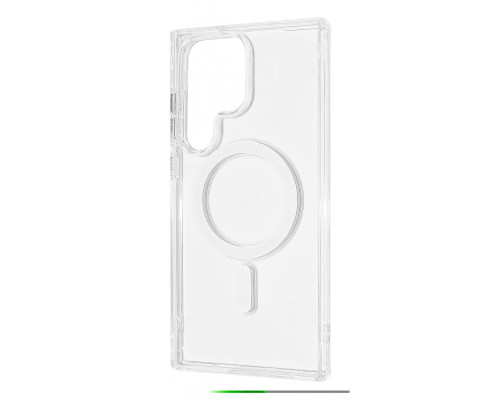 Чохол WAVE Clear Case (PC+TPU) with Magnetic Ring Samsung Galaxy S24 Ultra clear