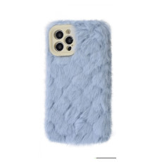 Чохол Fluffy Love Case iPhone 12 Pro blue