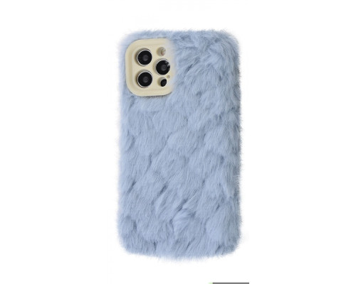 Чохол Fluffy Love Case iPhone 12 Pro blue
