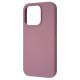 Чохол WAVE Full Silicone Cover iPhone 15 Pro black currant