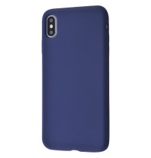 Чохол WAVE Full Silicone Cover iPhone Xs Max dark blue