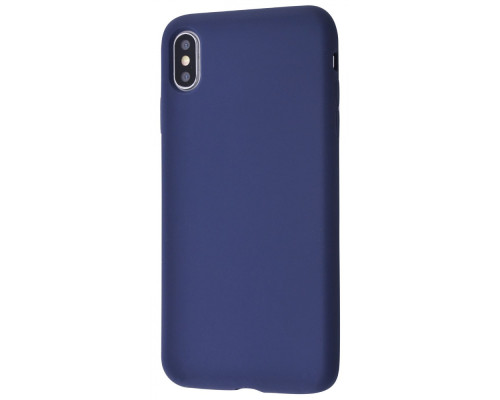 Чохол WAVE Full Silicone Cover iPhone Xs Max dark blue