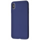 Чохол WAVE Full Silicone Cover iPhone Xs Max dark blue