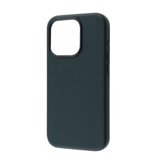 Чохол WAVE Premium Leather Edition Case with Magnetic Ring iPhone 15 Pro forest green 2001001446246