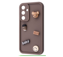 Чохол Pretty Things Case Samsung Galaxy A55 brown/bear