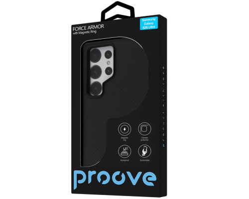 Чохол Proove Force Armor Case with Magnetic Ring Samsung Galaxy S26 Ultra black 2003000282061