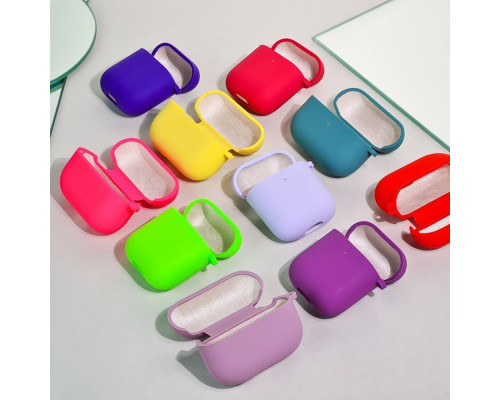Чохол Silicone Case Full for AirPods 1/2 turquoise 2001000575091