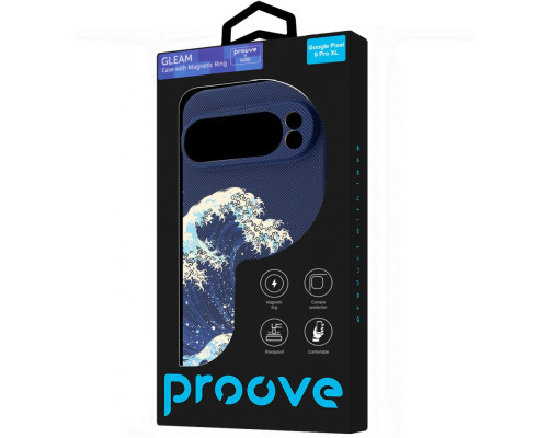 Чохол Proove Gleam Case with Magnetic Ring Google Pixel 9 Pro XL white waves 2003000345933