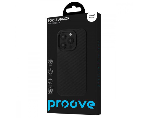 Чохол Proove Force Armor Case with Magnetic Ring iPhone 16 Plus black 2003000165975 6901116465100