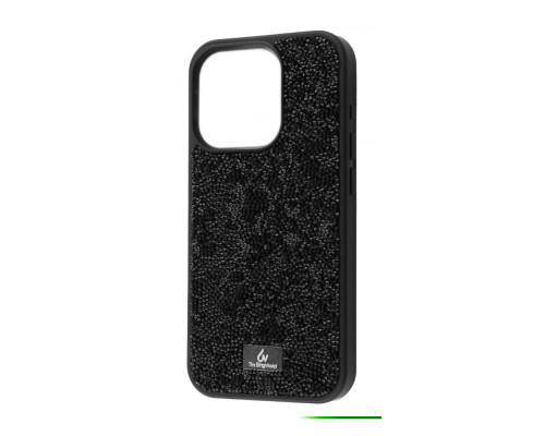 Чохол Bling World Rock Diamond (TPU) iPhone 14 Pro black titanium