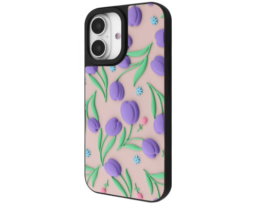 Чохол WAVE Doodle Case iPhone 16 flowers 2003000252781
