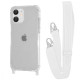 Чохол WAVE Clear Case with Strap iPhone 11 white 2001001941642