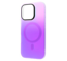 Чохол WAVE Matte Gradient Colors with Magnetic Ring iPhone 16 Pro light purple/blue