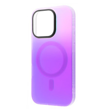 Чохол WAVE Matte Gradient Colors with Magnetic Ring iPhone 16 Pro light purple/blue