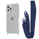 Чохол WAVE Clear Case with Strap iPhone 12 Pro Max midnight blue