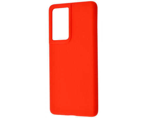 Чохол WAVE Full Silicone Cover Samsung Galaxy S21 Ultra (G998B) red