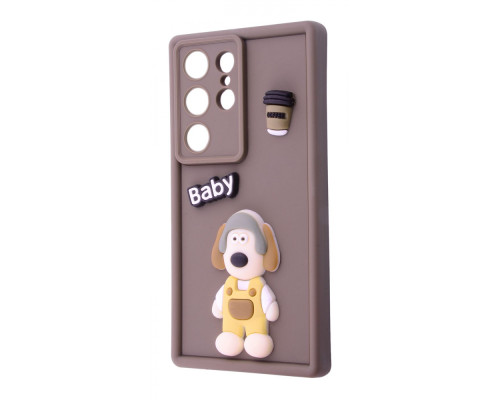Чохол Pretty Things Case Samsung Galaxy S24 Ultra brown/baby