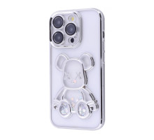 Чохол Shining Bear Case iPhone 15 Pro silver 2001001870669