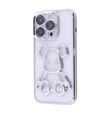 Чохол Shining Bear Case iPhone 15 Pro silver 2001001870669