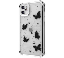 Чохол WAVE Winkie iPhone 12 silver/butterfly 2003000251890