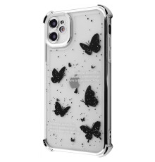 Чохол WAVE Winkie iPhone 12 silver/butterfly 2003000251890