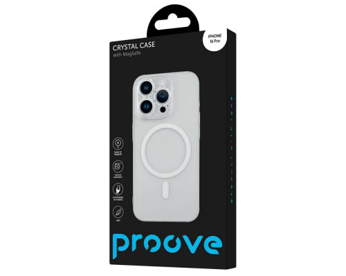 Чохол Proove Crystal Case with Magnetic Ring iPhone 16 Pro black 2003000311020 6901127035460