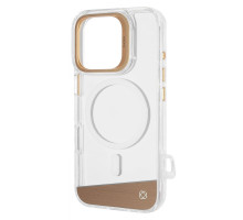 Чохол Kajsa Aluminium Shield with Magnetic Ring iPhone 16 Pro Max light gold 2003000170795