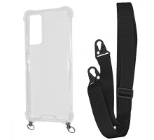 Чохол WAVE Clear Case with Strap Xiaomi Redmi Note 11 Pro/Redmi Note 12 Pro 4G black 2001001905750