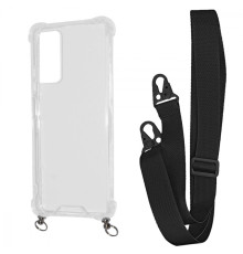 Чохол WAVE Clear Case with Strap Xiaomi Redmi Note 11 Pro/Redmi Note 12 Pro 4G black 2001001905750