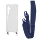 Чохол WAVE Clear Case with Strap Samsung Galaxy S24 Plus midnight blue 2001001905613