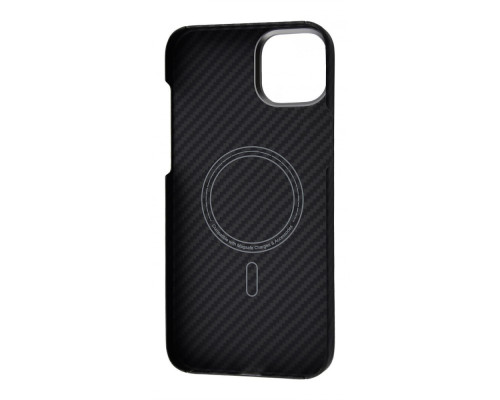 Чохол WAVE Premium Carbon Slim with Magnetic Ring iPhone 15 Plus black 2001001446123