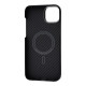 Чохол WAVE Premium Carbon Slim with Magnetic Ring iPhone 15 Plus black 2001001446123