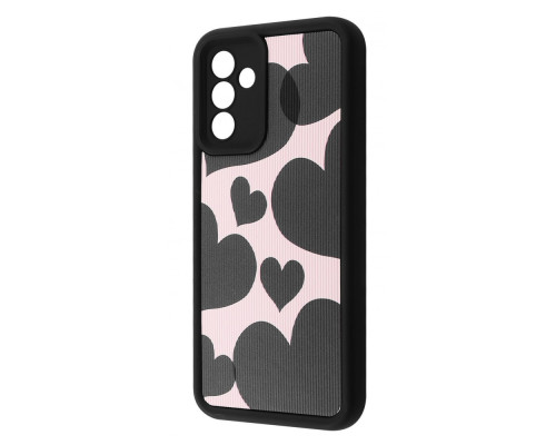 Чохол WAVE Artfull Case Samsung Galaxy A36 black hearts